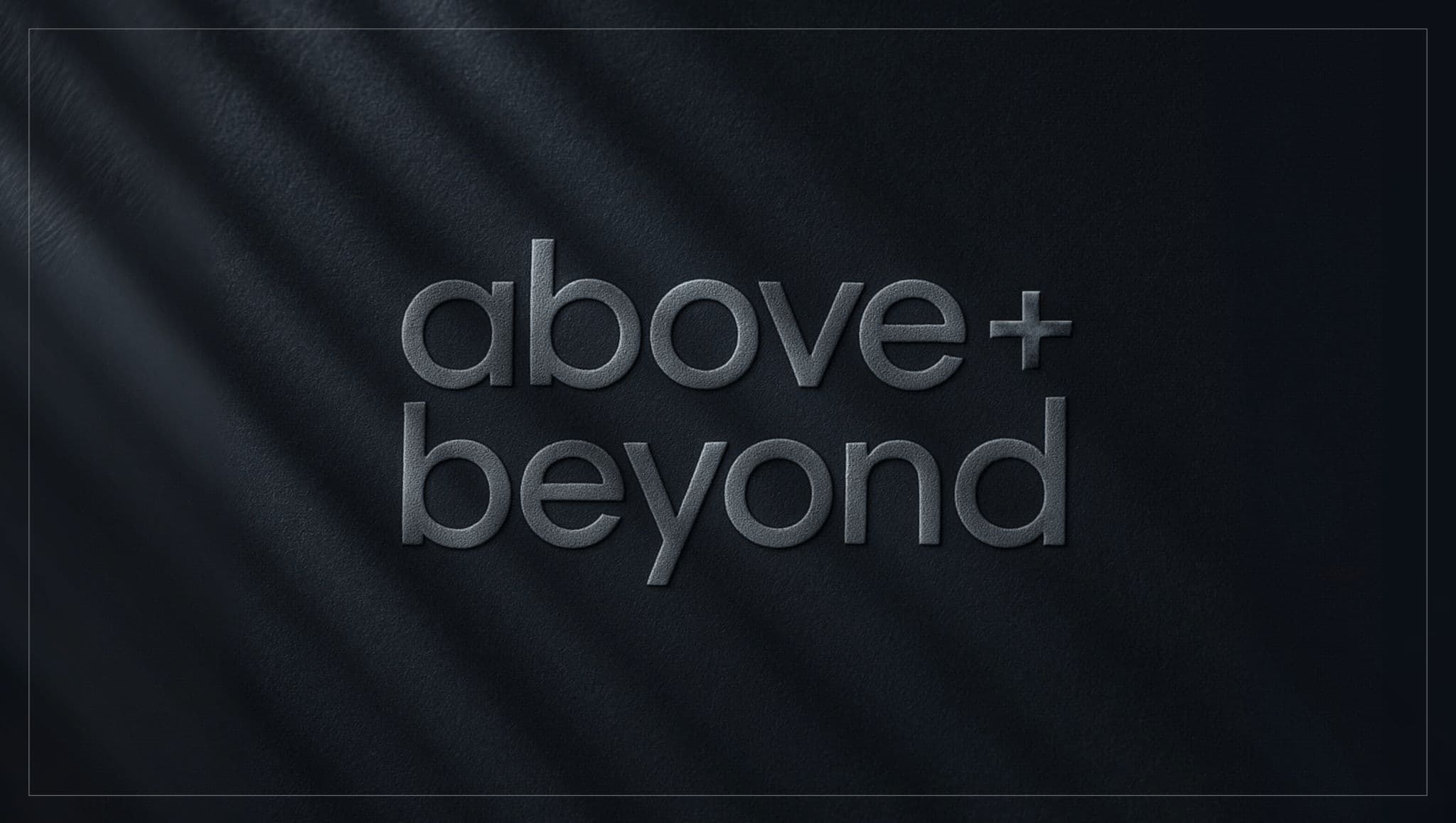 Embossed leather logo treatment